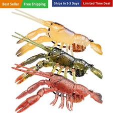 Duramax Pre-Rigged Fishing Lures with BKK Jig Hooks, 10X Tear-Resistant TPE S...