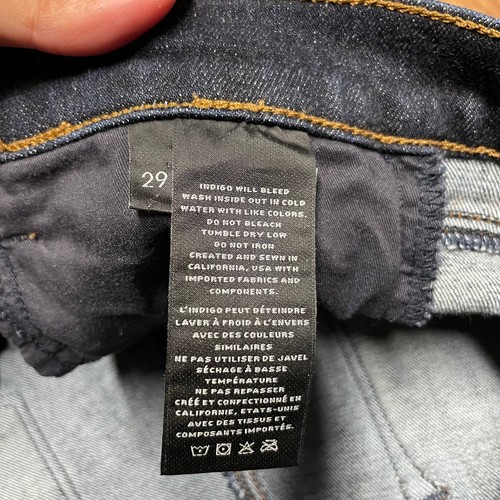 J Brand Women Maria Dark Wash Skinny Blue Jeans Size 29 High Waist Classic Denim - Picture 7 of 10