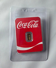 Coca-Cola Original Advertising Collectable 0.5 Gram Gold Bar in Sealed Packaging