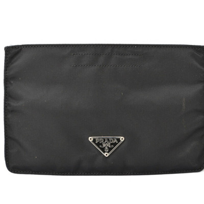 Prada Flat Pouch PRADA VELA Nylon Black GZl14j35