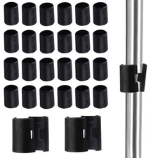 54 Pack Wire Shelf Clips for 7/8 Inch Post, Split Shelving Sleeves Replacements