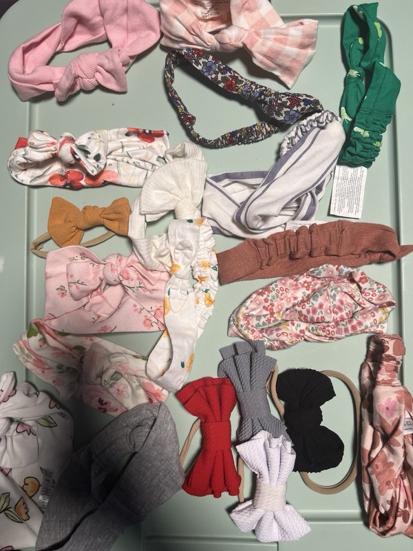 Lot Of 20+ Baby Bows