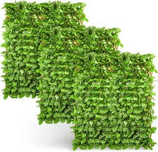 Paradise 1PC Artificial Ivy Expandable Privacy Fence Screen Faux Greenery Wall G