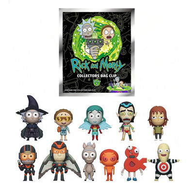 Official Rick And Morty Series 5 3D Foam Bag Clip Blind Bag NEW