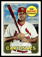 2018 Topps Heritage Jose Martinez St. Louis Cardinals #549