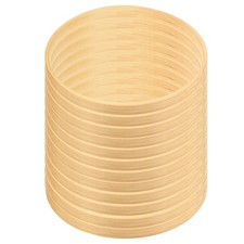 12Pcs 4.7" Wooden Bamboo Floral Hoop Rings Wedding Wreath
