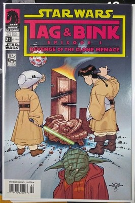 Star Wars Tag and Bink II #2 RARE NEWSSTAND VF/NM OB IMO 2006 1st Darth Plagueis
