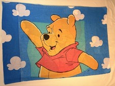 Vtg Winnie The Pooh Piglet Pillow Case. Double Sided 1 Pillow Case.