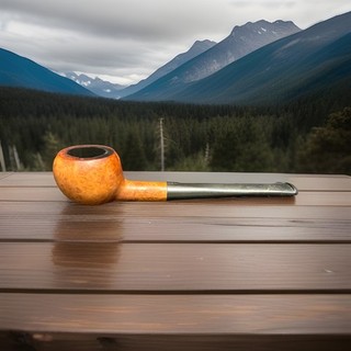 Vintage Briar Tobacco Pipe Straight Shape Made in London England