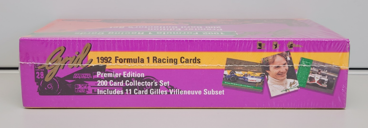 Grid 1992 Formula 1 Racing F1 200 Trading Card Collector's Set