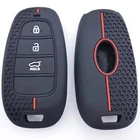 Key Protector Cover Silicone Hyundai Kona Tucson Santa Fe Grandeur IONIQ 5 & 6