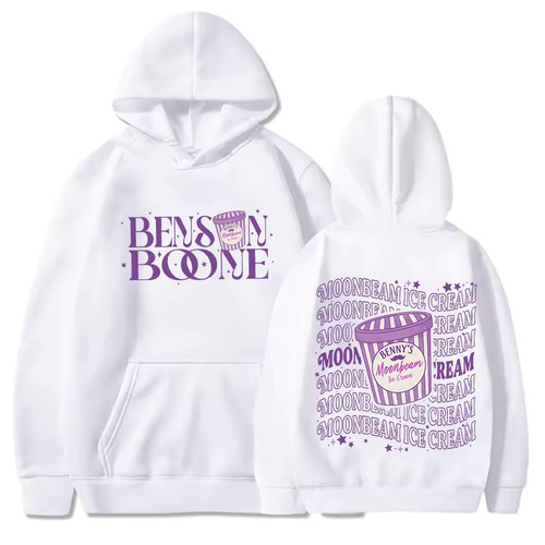 Benson Boone Moonbeam Ice Cream Hoodie Tour 2025 Merch Fan Gift Unisex