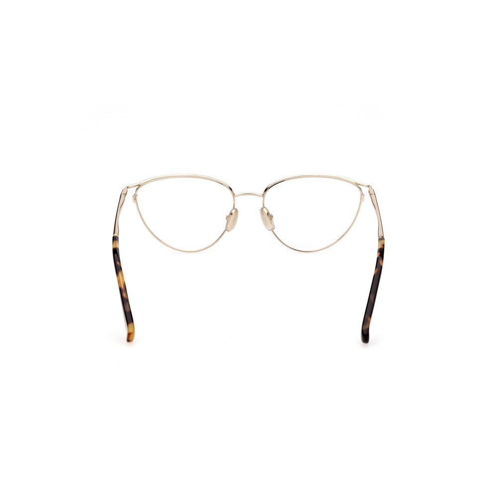 MAXMARA キャットアイフレムメカネ MM5057 032 Max Mara MM5057 032 Light Gold Metal Cat Eye Optical