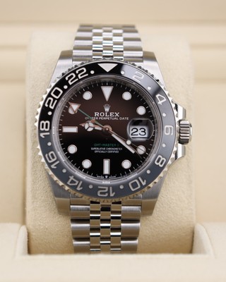 New 2024 Full Stickers Rolex GMT-Master II Bruce Wayne 126710GRNR Jubilee