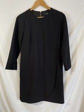 J. Crew Dress Womens 2 black zip up zipper long sleeve