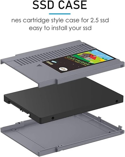 All-in-One Retro Gaming Case for Raspberry Pi 4: SSD Holder, HDMI Splitter & Fan - Picture 6 of 11