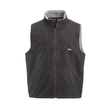 Wolverine Mens Black 100 Cotton Upland Vest EXT