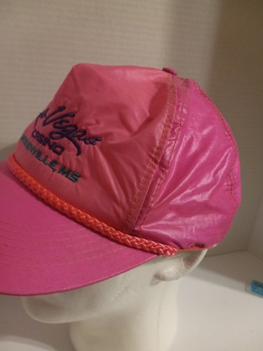 las vegas casino greenville Mississippi hat pink adjustable Vtg - Picture 5 of 12