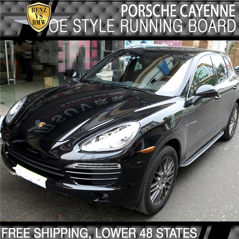 Fits 11-18 Porsche Cayenne OE Style Running Boards Side Step Nerf Bars - Imagem 3 de 4