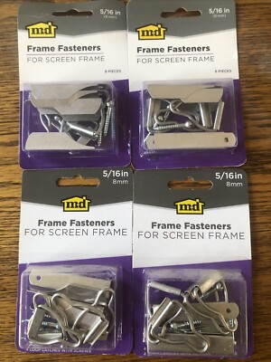 Screen Frame Fasteners LOT OF 4 PACKS Frame Fasteners for Screen Frame 5/16” | eBay