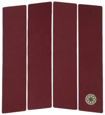 Octopus Front Deck Corduroy Grip Traction Pad - Burgundy - New