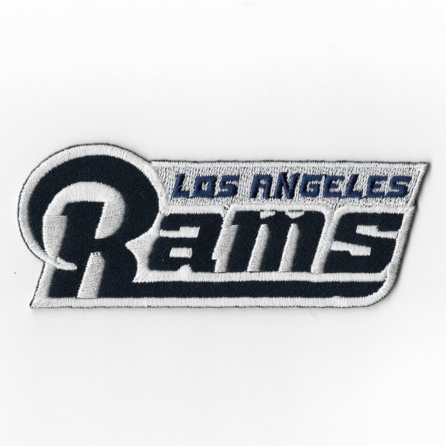 Los Angeles Rams Iron on Patches Embroidered Patch Applique White
