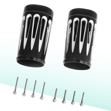 Billet Fork Slider Boots Can Cover for Harley Touring Street Glide Road KingFLHR