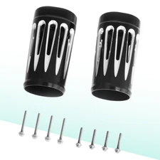 Billet Fork Slider Boots Can Cover for Harley Touring Street Glide Road KingFLHR