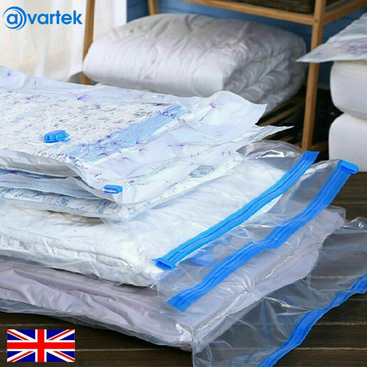 Pompa Elettrica Per Sottovuoto ONVANE Sacchetti Sottovuoto Vestiti Con Popa Elettrica, 12PCS - 3*J 3L 3* 3*S, Per Vestiti Buste Sottovuoto Vestiti - 6