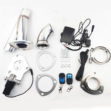 2" Electric Exhaust Valve Motor Cutback System Y Pipe Manual & Remote Switch