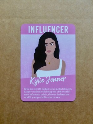 2022 Bubblegum Stuff - Kylie JENNER - Girl Power Female Heroes Game Card