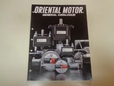 Oriental Motor General Catalog 1988 Electric Torque Speed Control Synchronous 