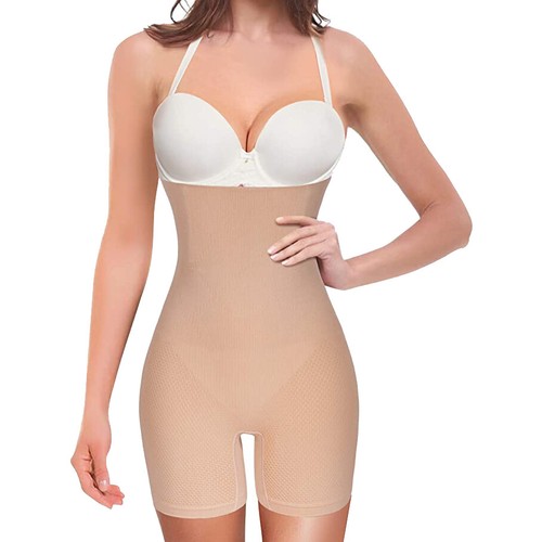 Women Hi-Waist Trainer Shapewear Tummy Control Body Shaper Butt Lifter Shorts US - 第 3/16 張圖片