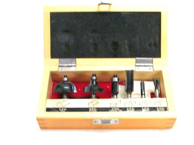 CRAFTSMAN TOOLS 6-pc. CARBIDE TIPPED ROUTER BIT SET w/ CASE | eBay