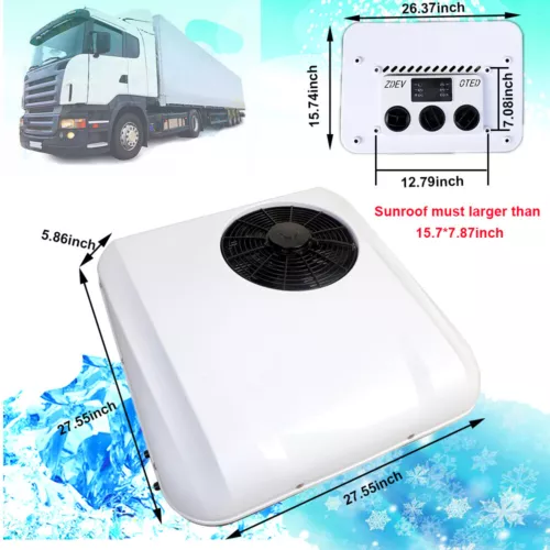 24V Camper RV air conditioner Cool Rooftop AC Unit Fit Motorhome Trailer - Picture 2 of 15