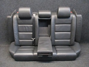 LEDER Rücksitzbank Audi A6 4F ALLROAD Rückbank Ausstattung schwarz SOUL