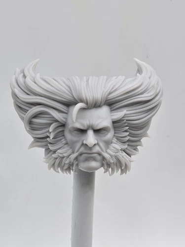 3d Print X-MEN EARTH 295 WOLVERINE HEAD 1:12 6" GI Joe Classified/Marvel Legend