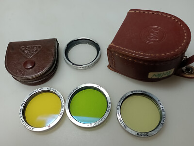 4x Rollei Color Filter Rollei R1 Gelb UV Grün Green Yellow Proxar 1 28,5