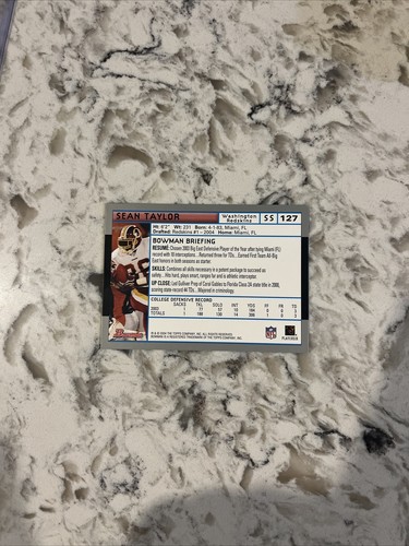 Sean Taylor 2004 Bowman Rookie 127 REDSKINS EBay