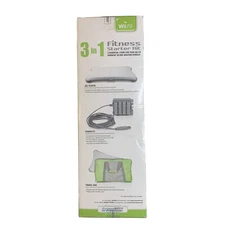 dreamGEAR 3-in-1 Fitness Starter Kit for Wii Fit, Jeli Sleeve, Power Fit, Bag