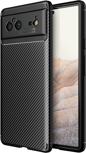 Pour Google Pixel 6 Pro 4A 5 5G Étui,Carbone Fibre Gel Étui Téléphone + Écran - Photo 13 sur 14