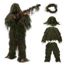 SETLUX Ghillie Suit for Men, Gilly Suit for Adults Camo Hunting Clothes 3D Wo