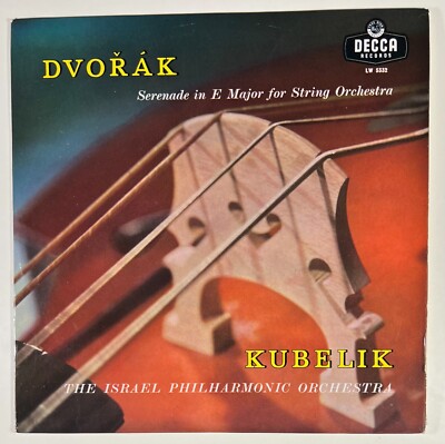 Dvorak: Serenade in Es Major - Kubelik LP 25cm 10'' DECCA LW 5332