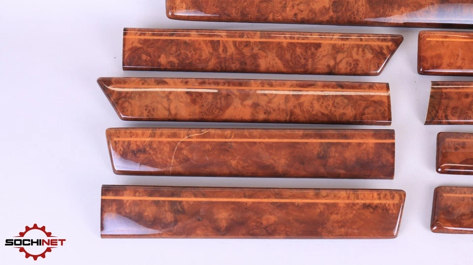 BMW E32 740il 750il 730i Interior Wood Trim Door Dash Trim Set OEM - Изображение 2 из 4