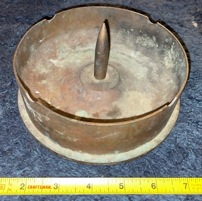 Original WWII Trench Art Ashtray Japanese 170mm Shell Artillery Coastal ...