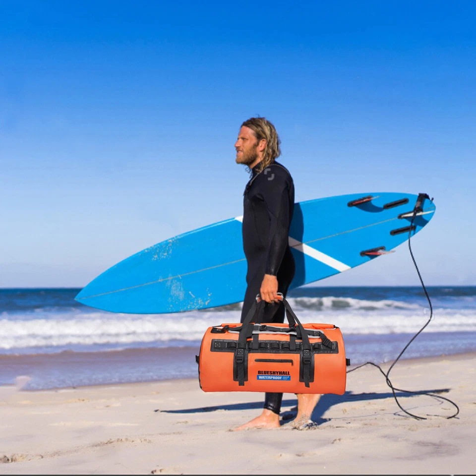 Bolsa de viaje seca impermeable extra lagre de 60 L EE. UU. Bolsa plegable para exteriores Foto 3 de 4