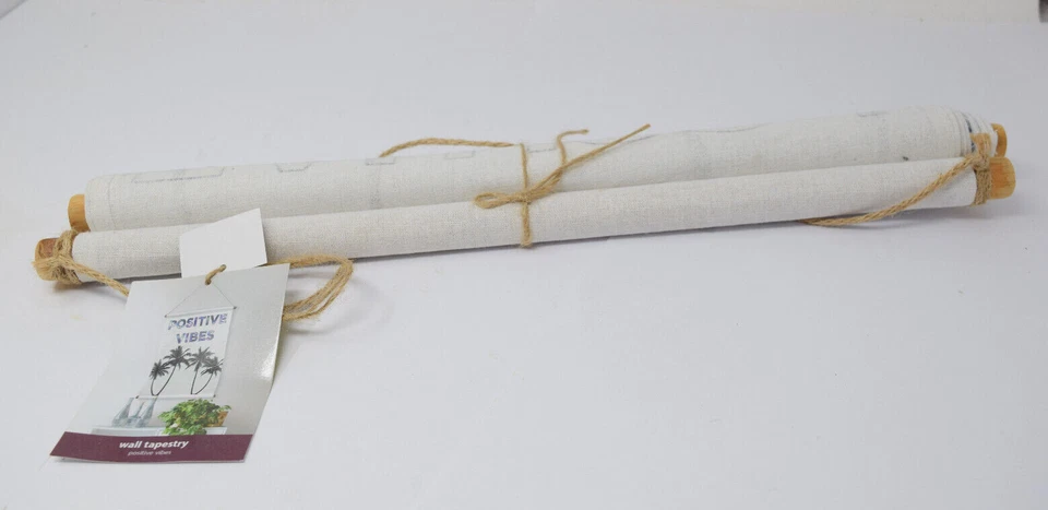 NEW Wall Pops "Positive Vibes" Palm Trees Canvas Tapestry 32"x18" — 第 2/4 张图片