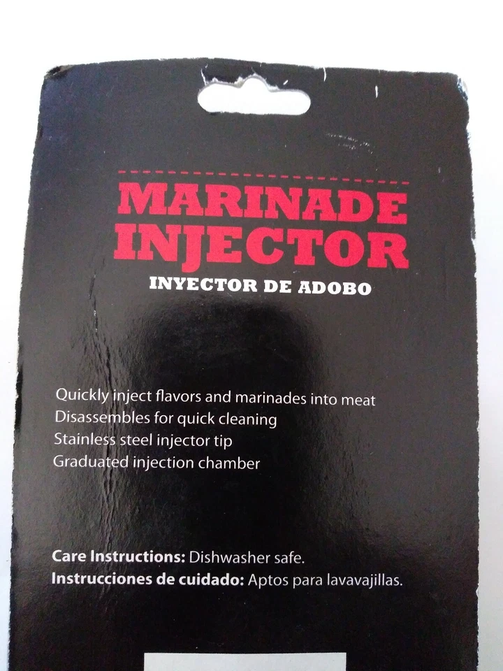 Inyectores de adobo con punta de inyector de acero inoxidable de 2 oz. Lote de 3 Foto 2 de 2