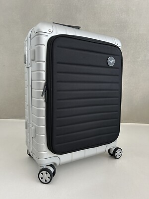 Lufthansa Aluminium Collection Trolley S mit Vortasche Schwarz