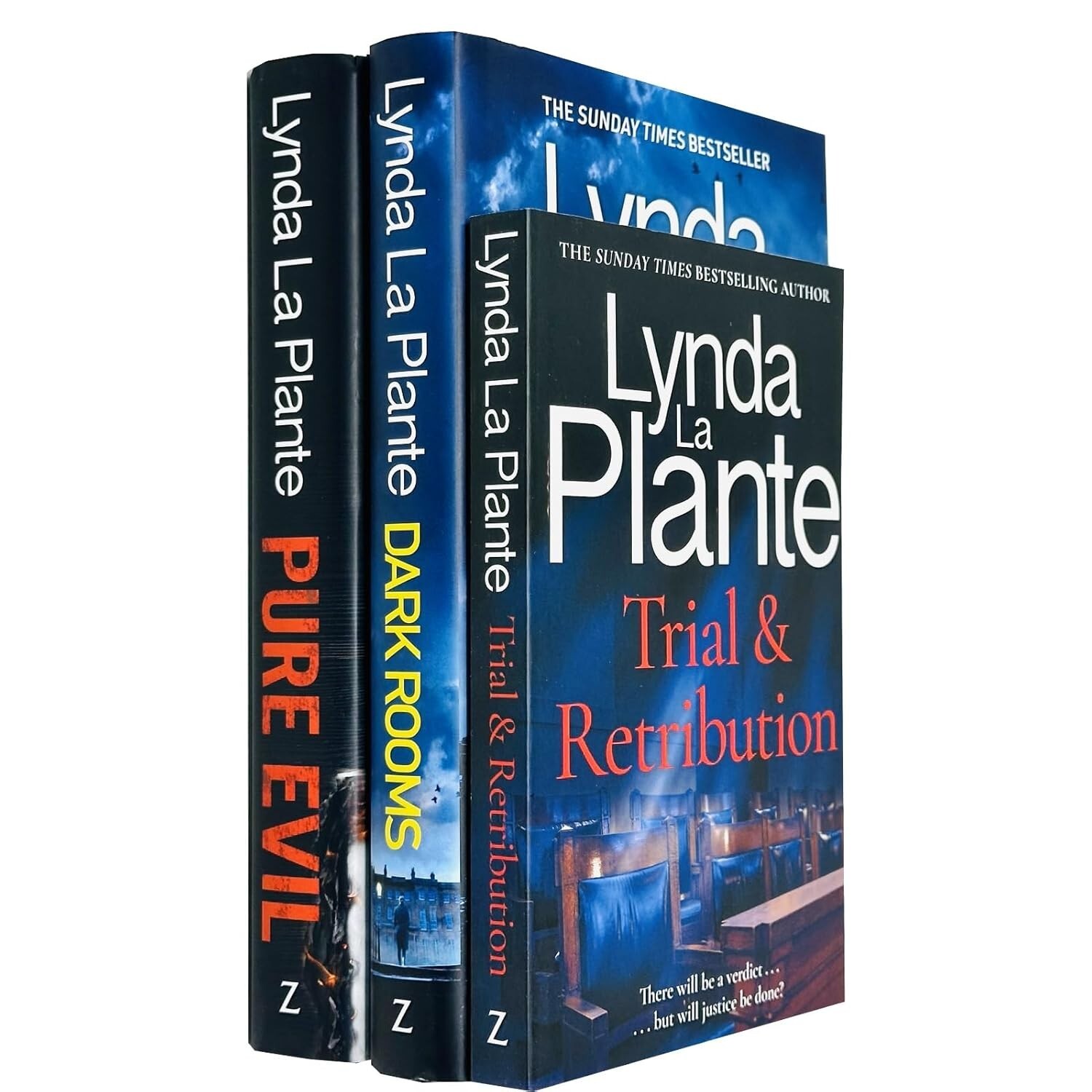 Lynda La Plante Collection 3 Books Set Pure Evil, Dark Rooms & Trial and Retrib - Image 3